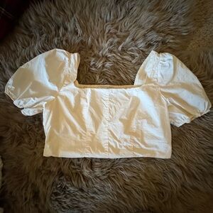 Sophie Rue Cream Puff Sleeve Blouse